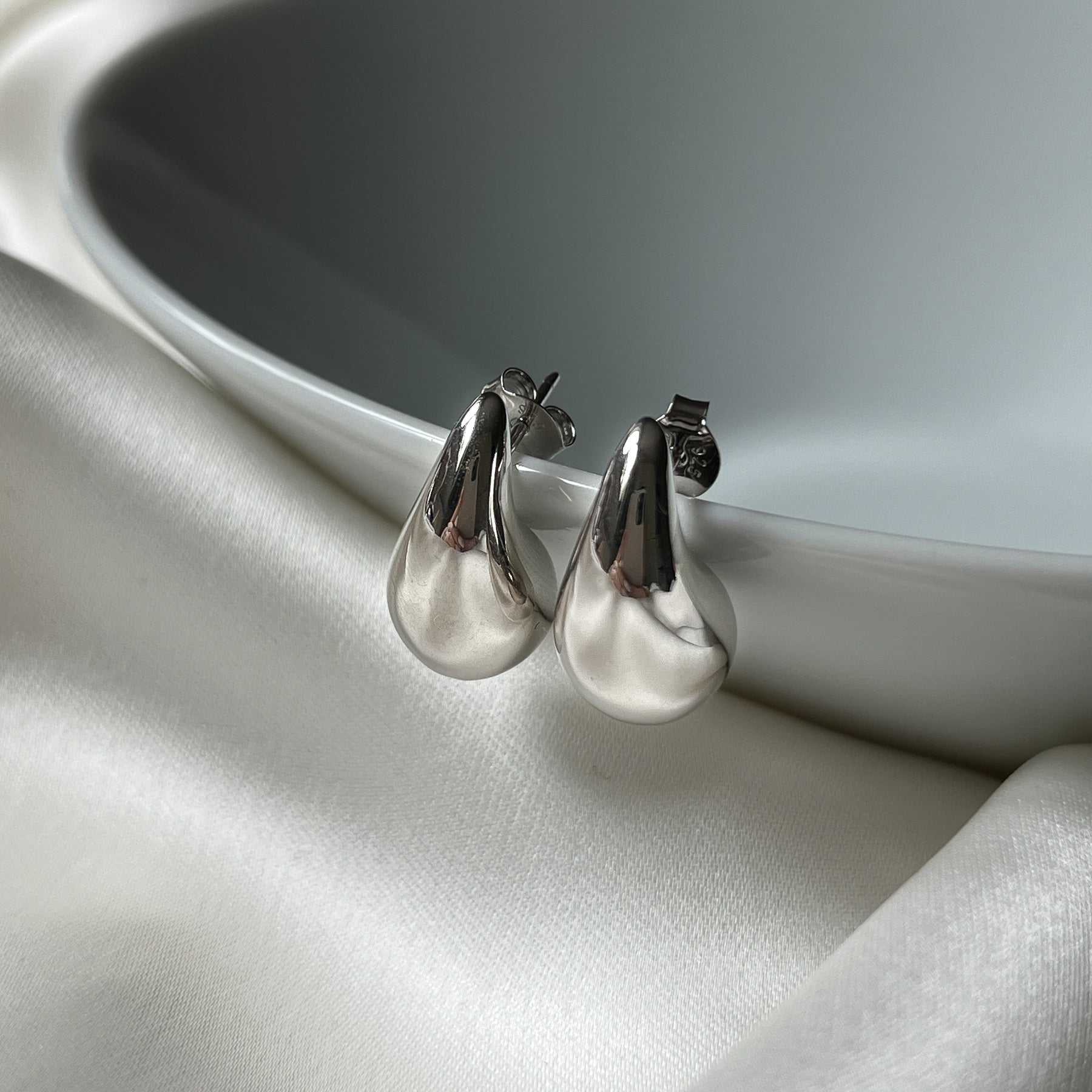 Atelier Brandlinger_Ohrringe Milano_silber