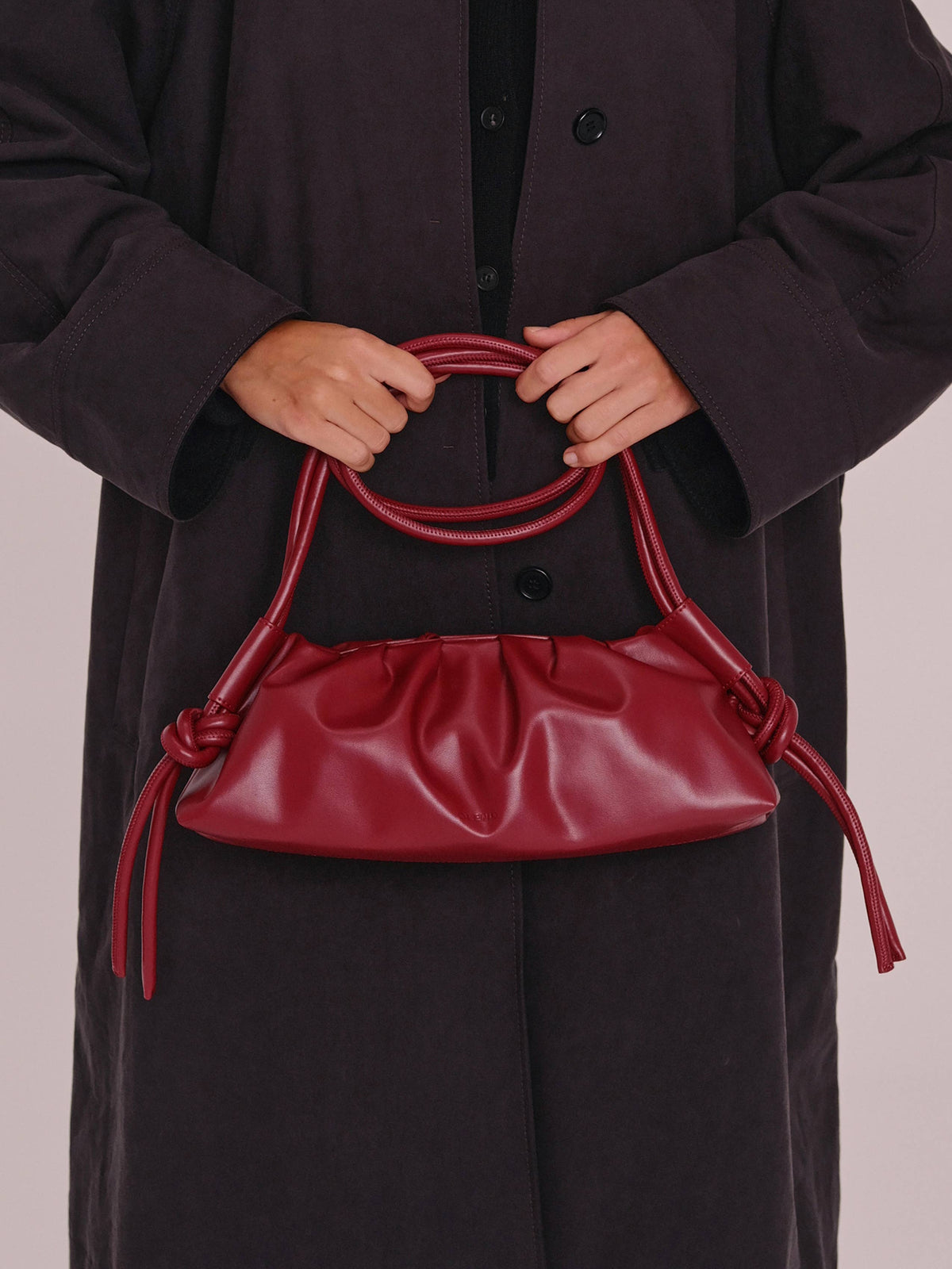 ÖLEND Dumpling Bag - cherry red