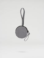 ÖLEND Circular Mini Purse - vichy black