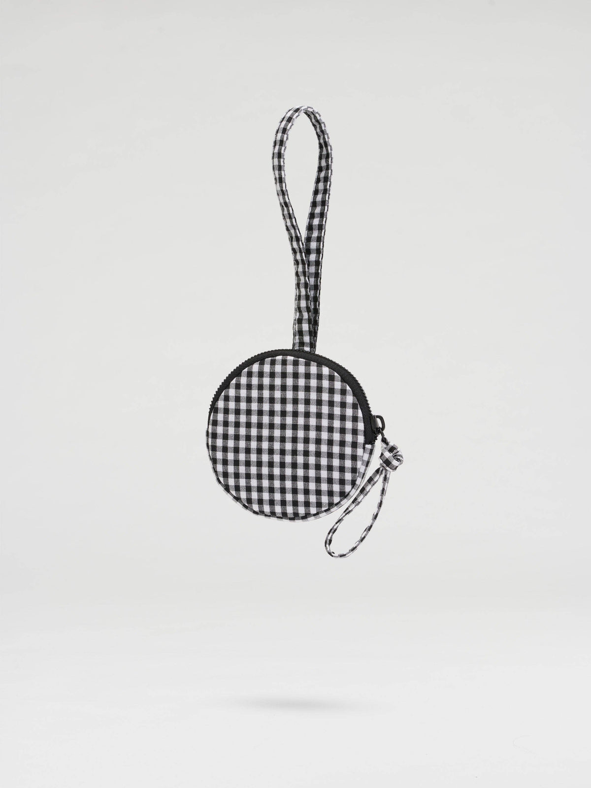 ÖLEND Circular Mini Purse - vichy black