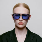 A.Kjaerbede Kaya KL2316 Demi Tortoise Blue Lens