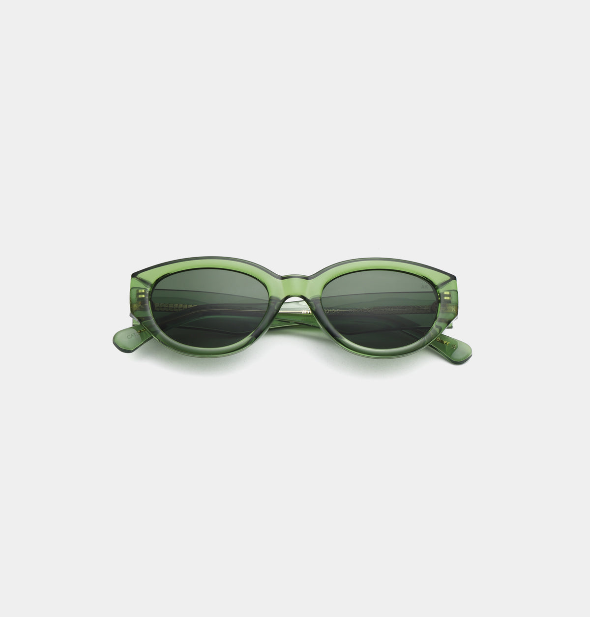 A.KJÆRBEDE Sonnenbrille Winnie Light Olive Transparent