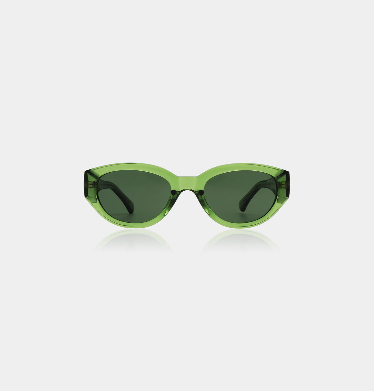 A.KJÆRBEDE Sonnenbrille Winnie Light Olive Transparent