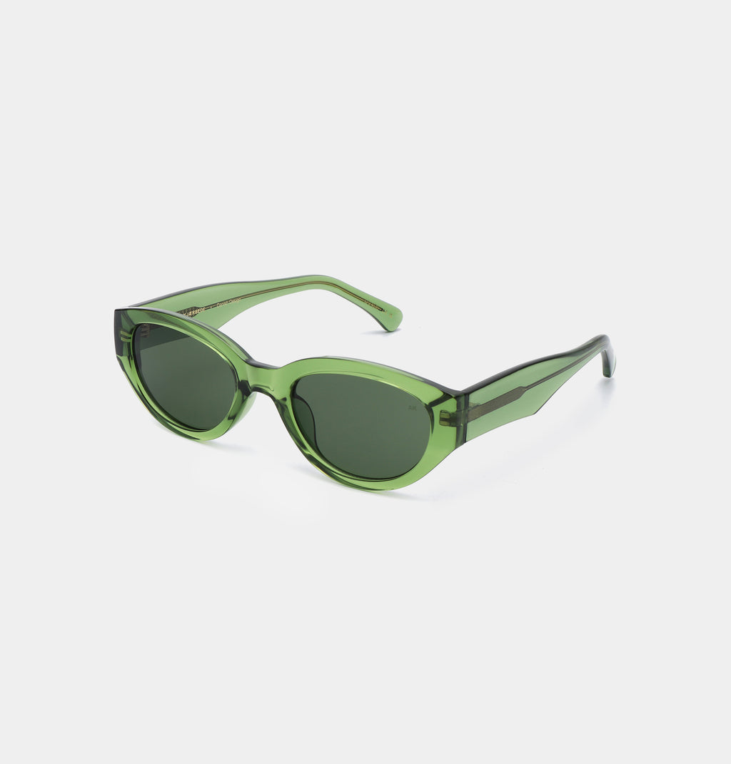 A.KJÆRBEDE Sonnenbrille Winnie Light Olive Transparent