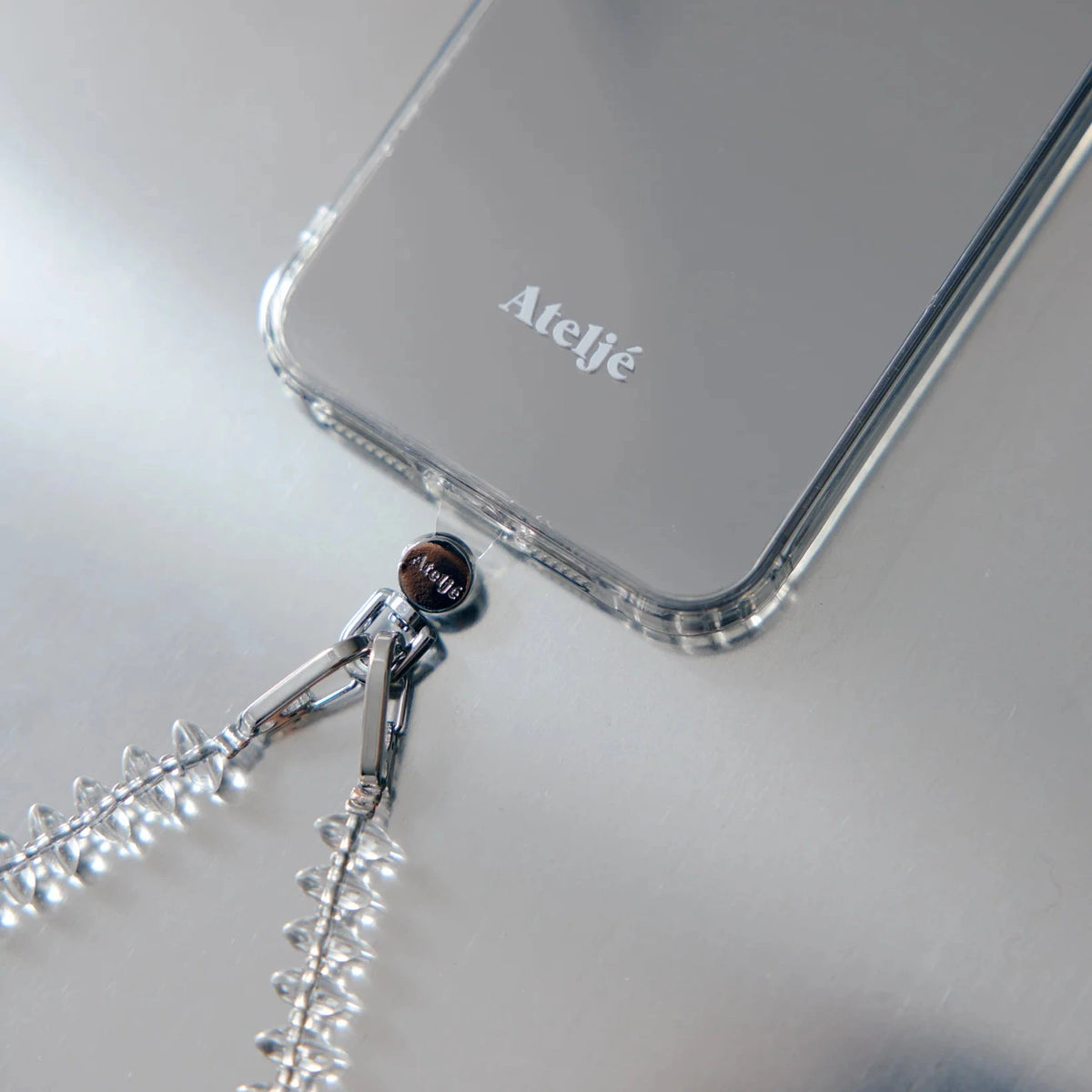 Ateljé Phone Cord Connector silber