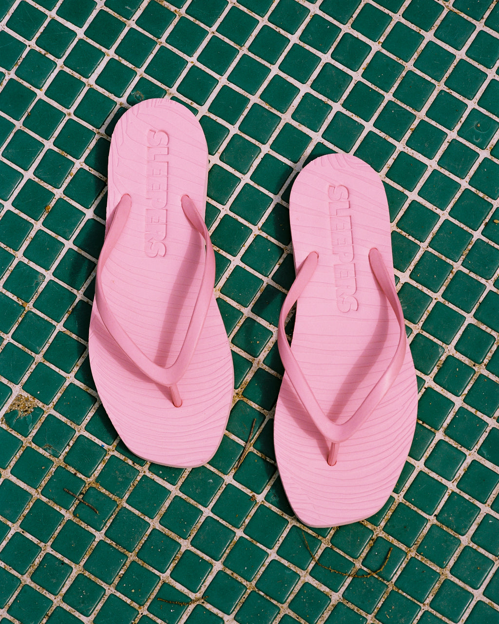 SLEEPERS Tapered Flip Flops - pink sorbet