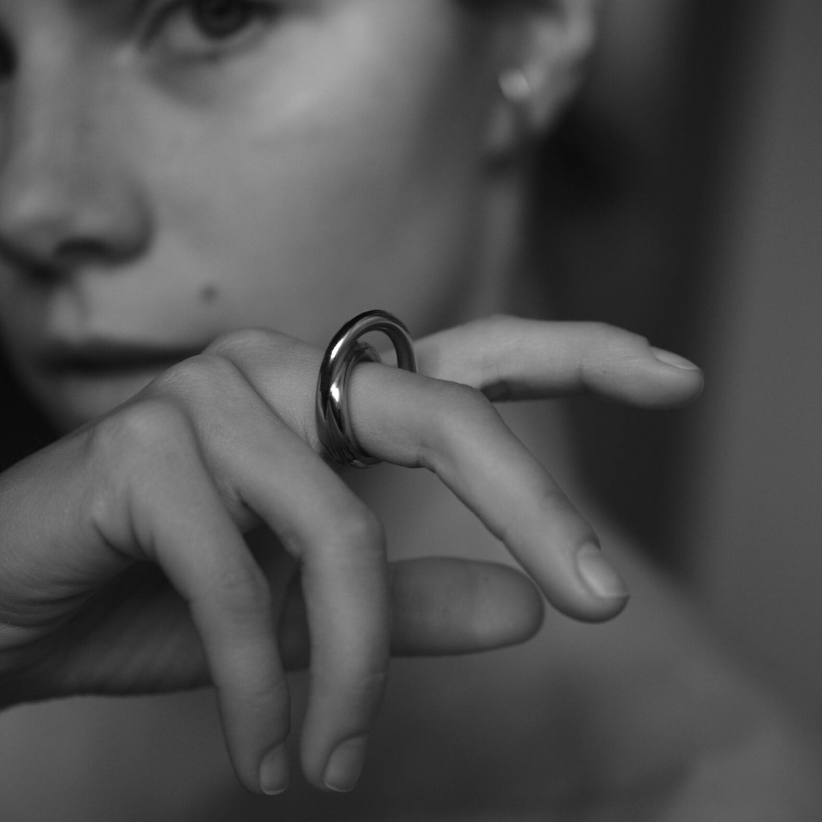 Bandhu Twotone Ring