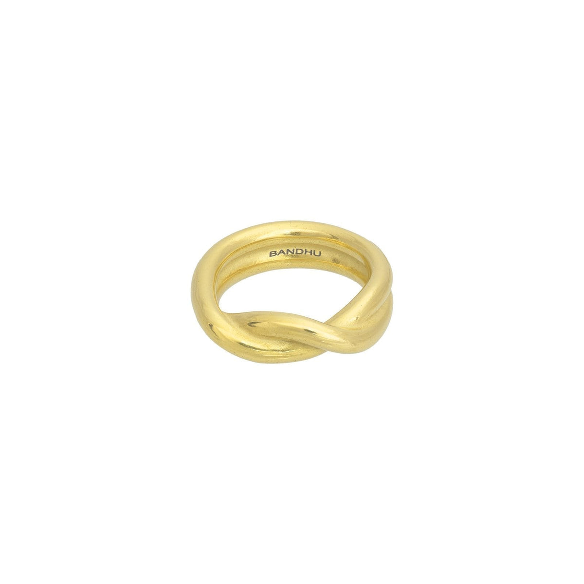 BANDHU Twine Ring gold plated