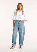 CIRCLE OF TRUST Robin Jeans | Barrel Fit Sea Note Blue Wash