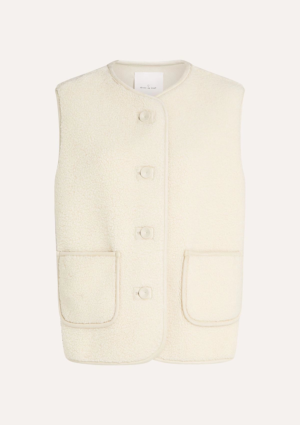 CIRCLE OF TRUST Alpa Gilet I Natural White