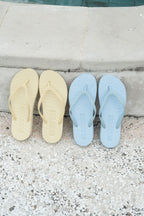 SLEEPERS Tapered Flip Flop - angel blue