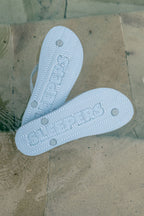 SLEEPERS Tapered Flip Flop - angel blue