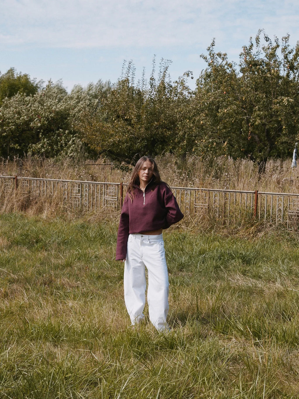 HEY SOHO TECHNO SWEATSHIRT I plum