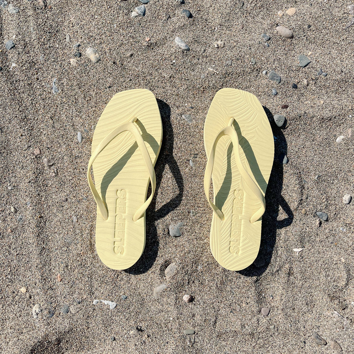SLEEPERS Tapered Flip Flop - mellow yellow