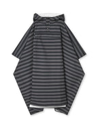 MADS NØRGAARD Rainy Scape Cape - stripe aop/black