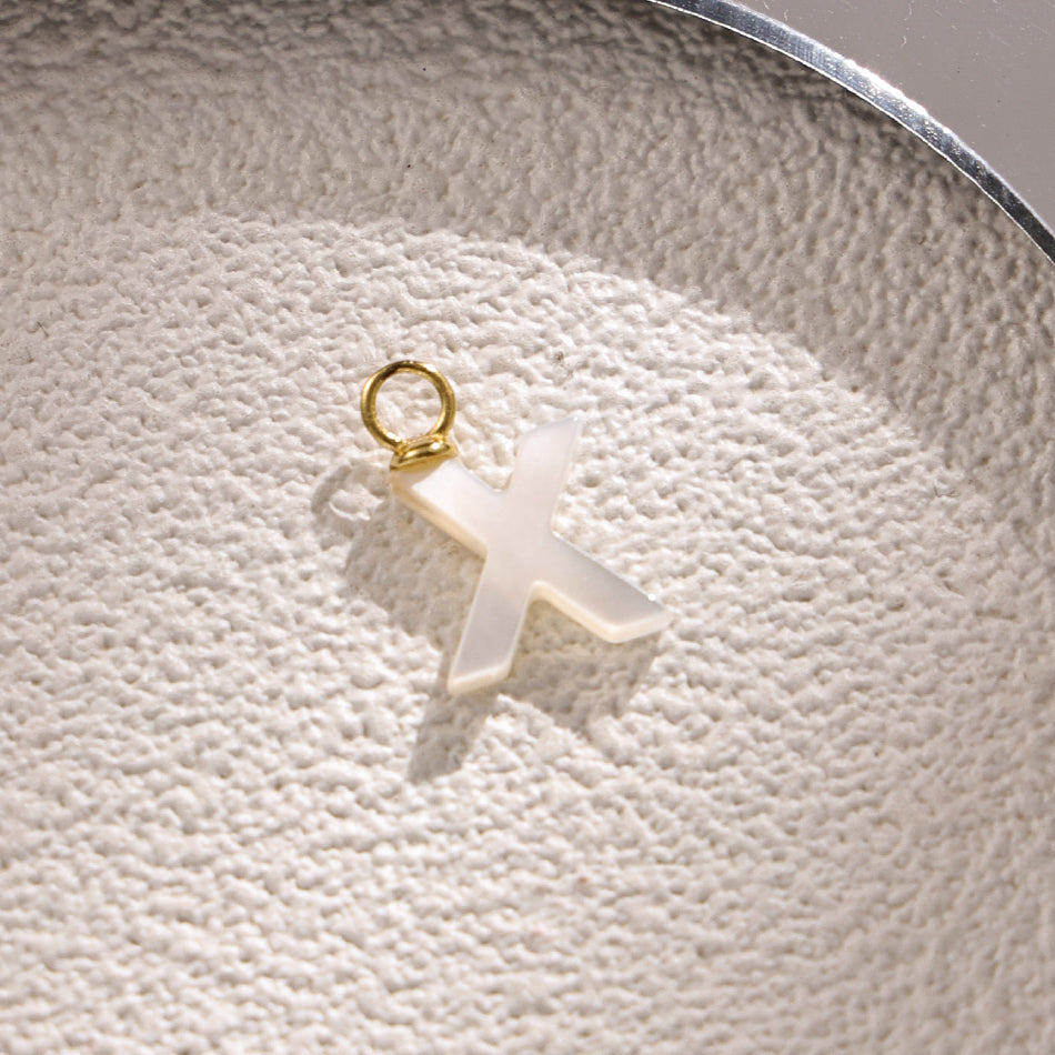 MaisonLeBo Mother of Pearl Letter Charms