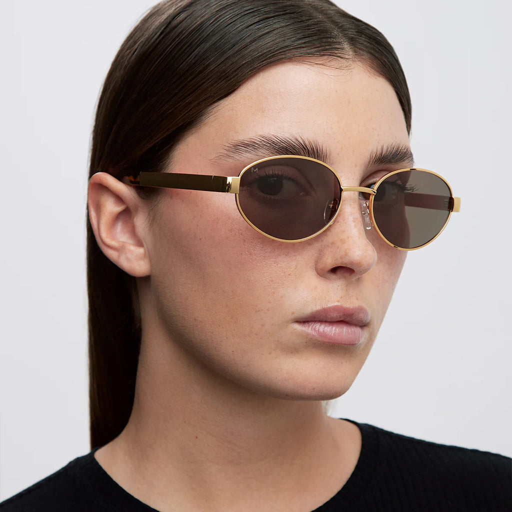 MELLER Sonnenbrille Karam - gold kakao