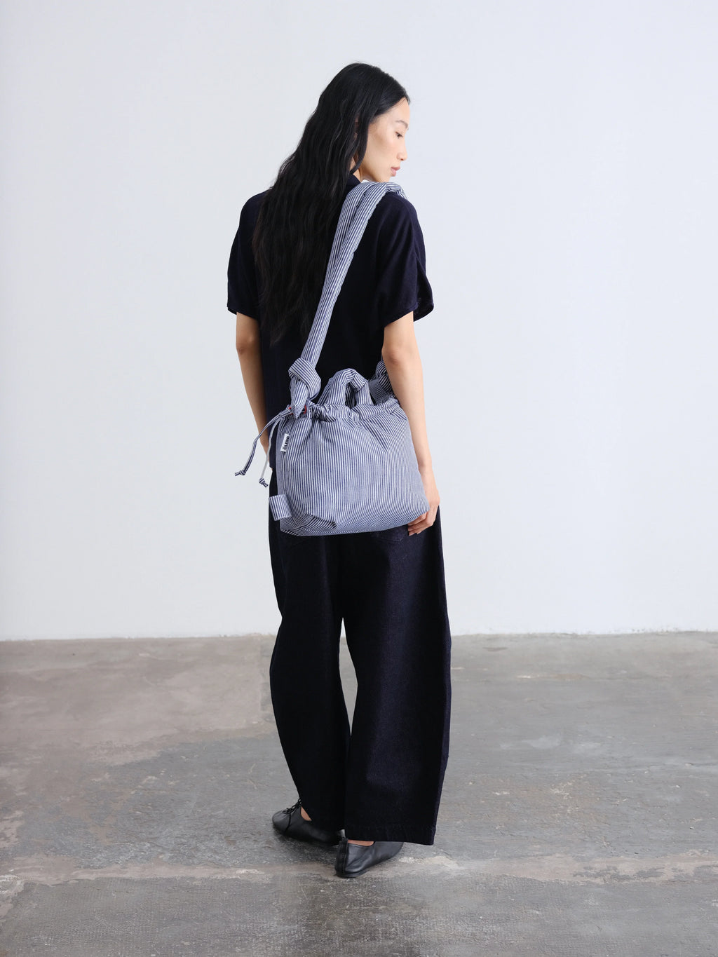 ÖLEND Compact Ona Soft Bag Baumwolle - marineblau gestreift