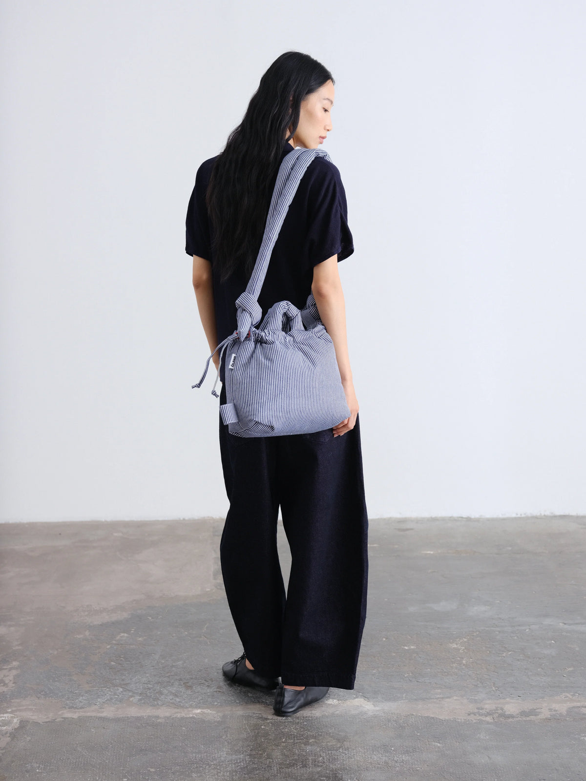 ÖLEND Compact Ona Soft Bag Baumwolle - marineblau gestreift