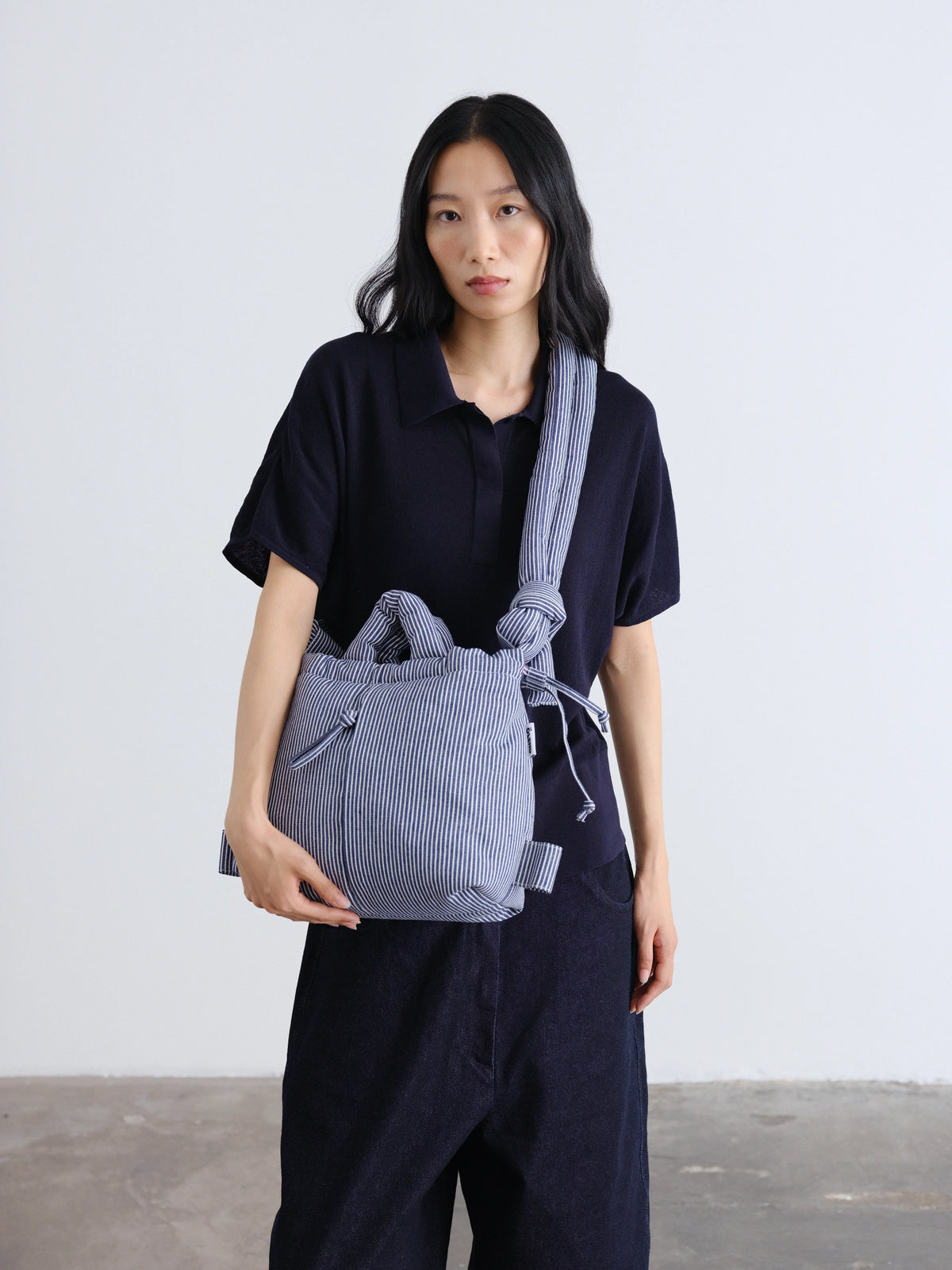ÖLEND Compact Ona Soft Bag Baumwolle - marineblau gestreift