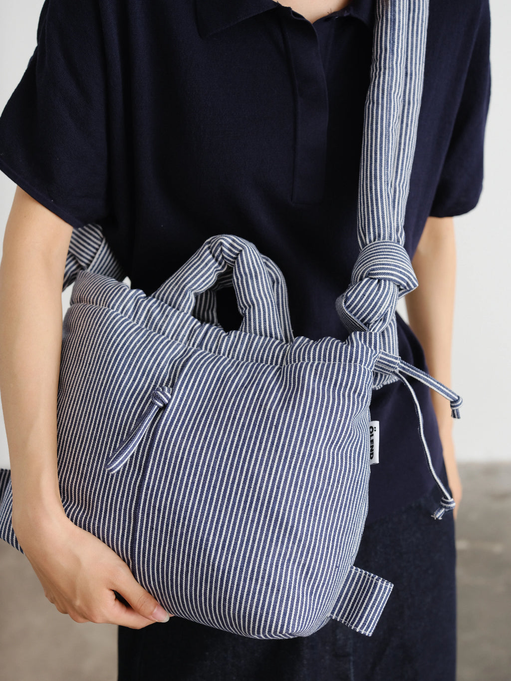ÖLEND Compact Ona Soft Bag Baumwolle - marineblau gestreift