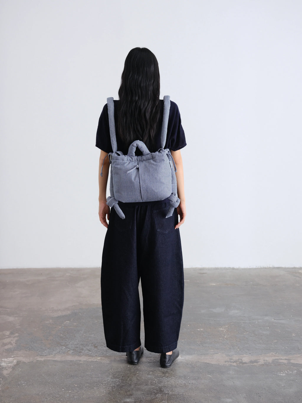 ÖLEND Compact Ona Soft Bag Baumwolle - marineblau gestreift