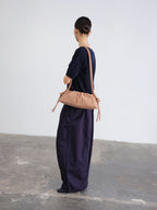 ÖLEND Dumpling Bag Suede - dust pink