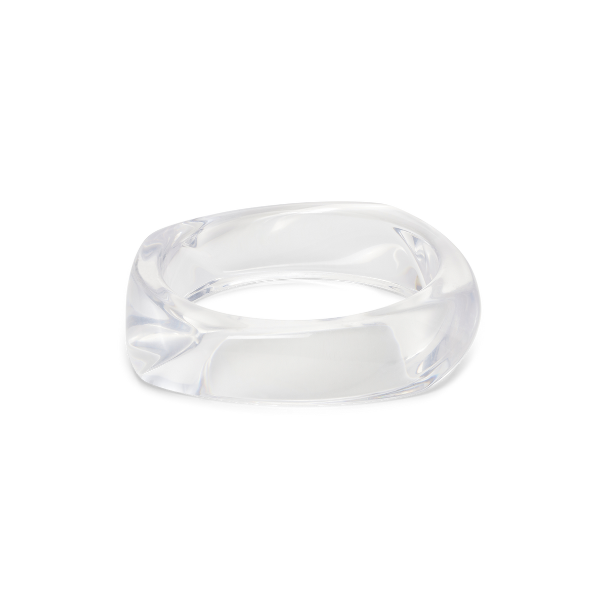 SUI AVA Chunky Bangle - clear