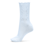 SUI AVA Ruffle Pastel Socks - pastel blue