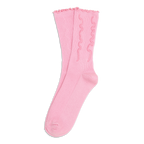 SUI AVA Ruffle Pastel Socks - pastel pink