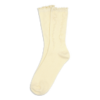 SUI AVA Ruffle Pastel Socks - pastel yellow