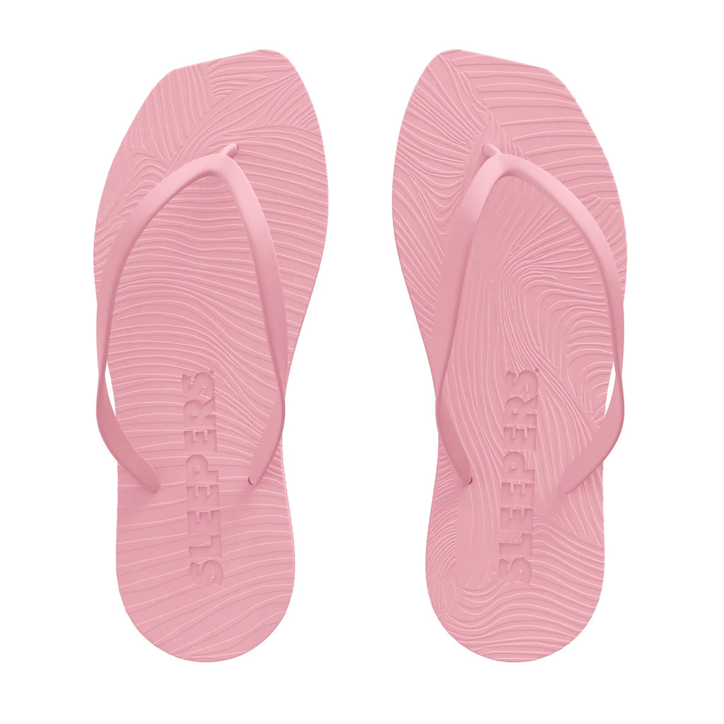 SLEEPERS Tapered Flip Flops - pink sorbet