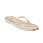 SLEEPERS Tapered Platform Flip Flop - eggnog