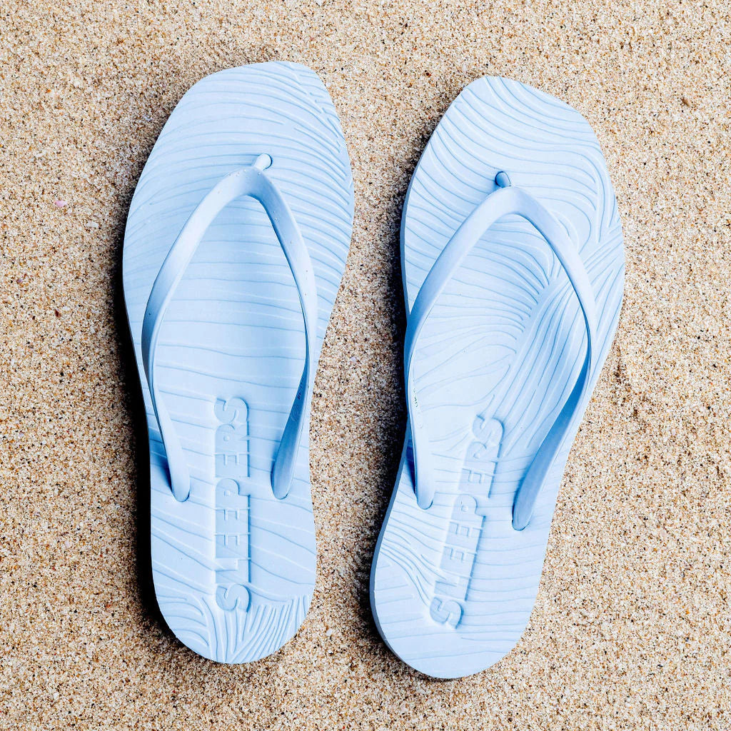 SLEEPERS Tapered Flip Flop - angel blue