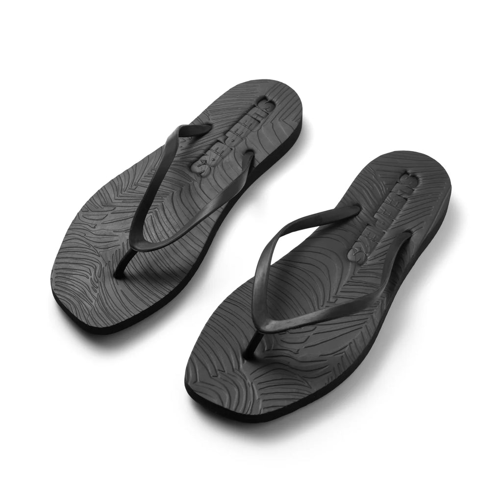 SLEEPERS Tapered Flip Flop - black