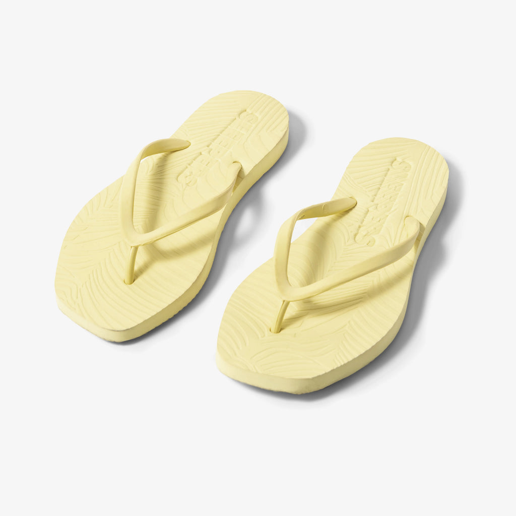 SLEEPERS Tapered Flip Flop - mellow yellow