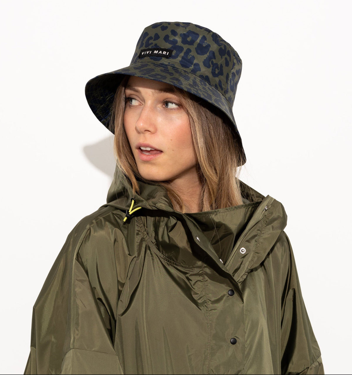 VIVI MARI Bucket Hat Leo splashes navy/olive