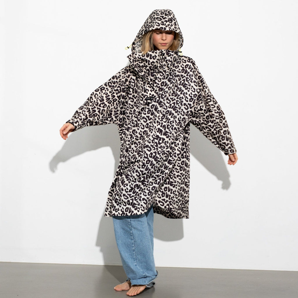 VIVI MARI Raincoat Leo Splashes in der Farbe black/sand