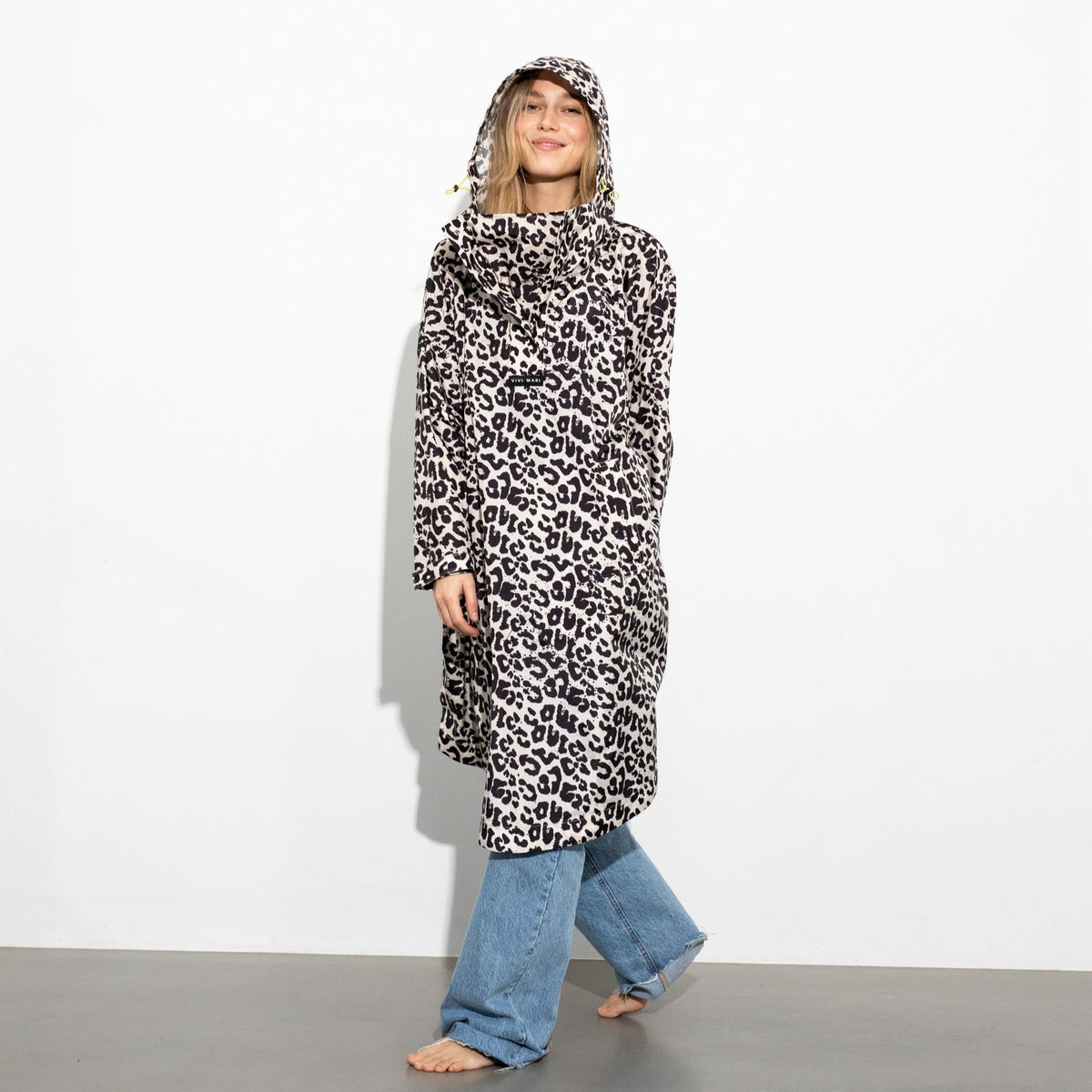 VIVI MARI Raincoat Leo Splashes in der Farbe black/sand