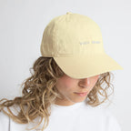 VIVI MARI Cap solid butter yellow/white