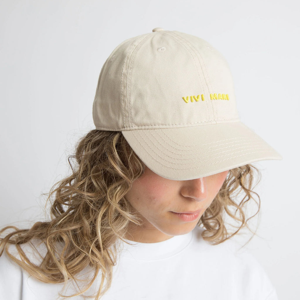 VIVI MARI Cap solid sand/yellow