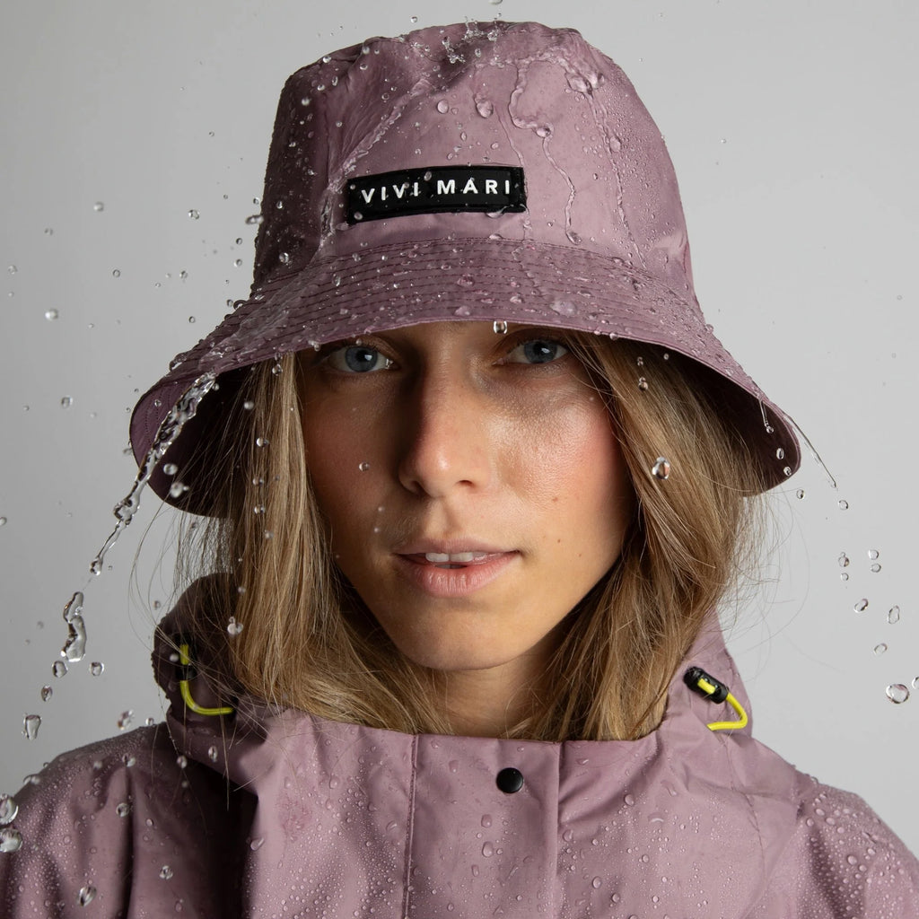 VIVI MARI Raincoat Solid ash plum