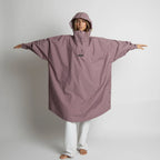VIVI MARI Raincoat Solid ash plum