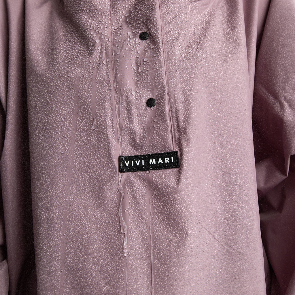 VIVI MARI Raincoat Solid ash plum