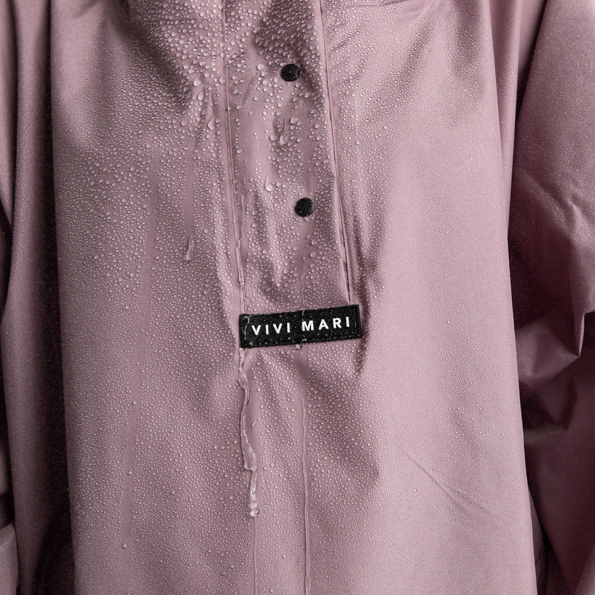 VIVI MARI Raincoat Solid ash plum