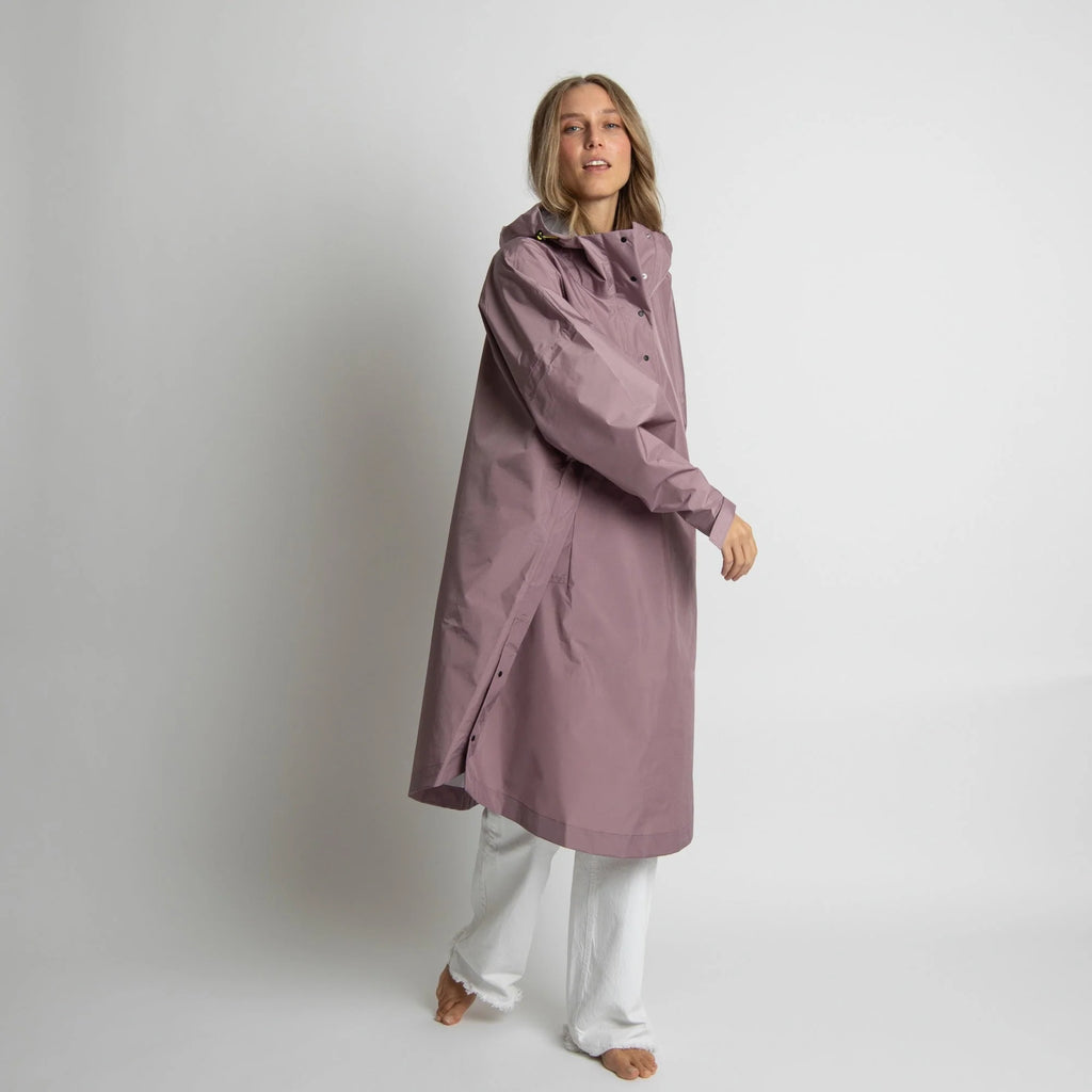 VIVI MARI Raincoat Solid ash plum