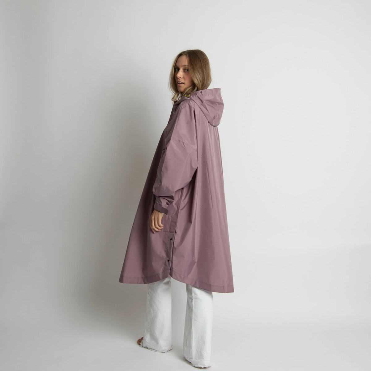 VIVI MARI Raincoat Solid ash plum