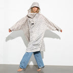 VIVI MARI Raincoat Leo Splashes Grey/Sand