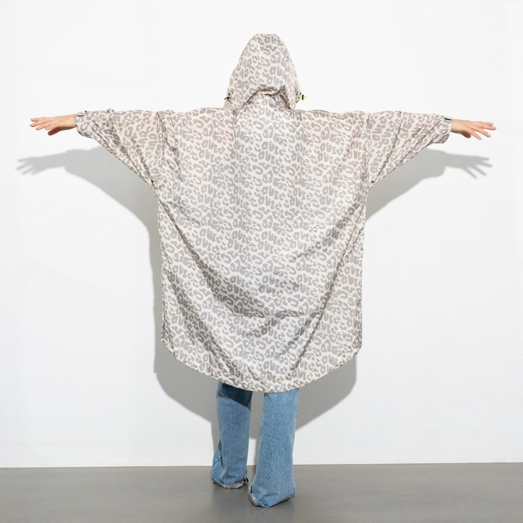 VIVI MARI Raincoat Leo Splashes Grey/Sand